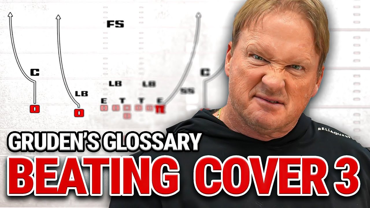 Gruden Explains how to BEAT Cover 3 | Gruden’s Glossary