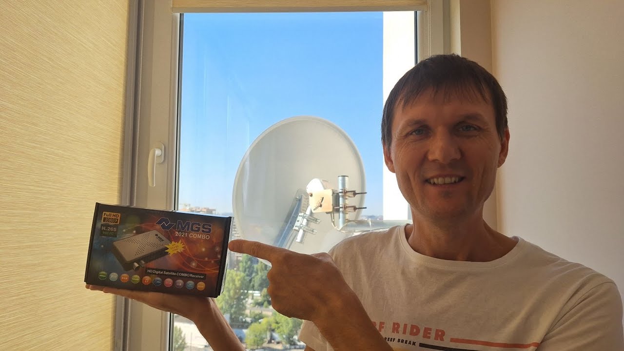 Телевидение без подписки. Приемник Combo DVBS2+DVBT2. Установка и настройка.