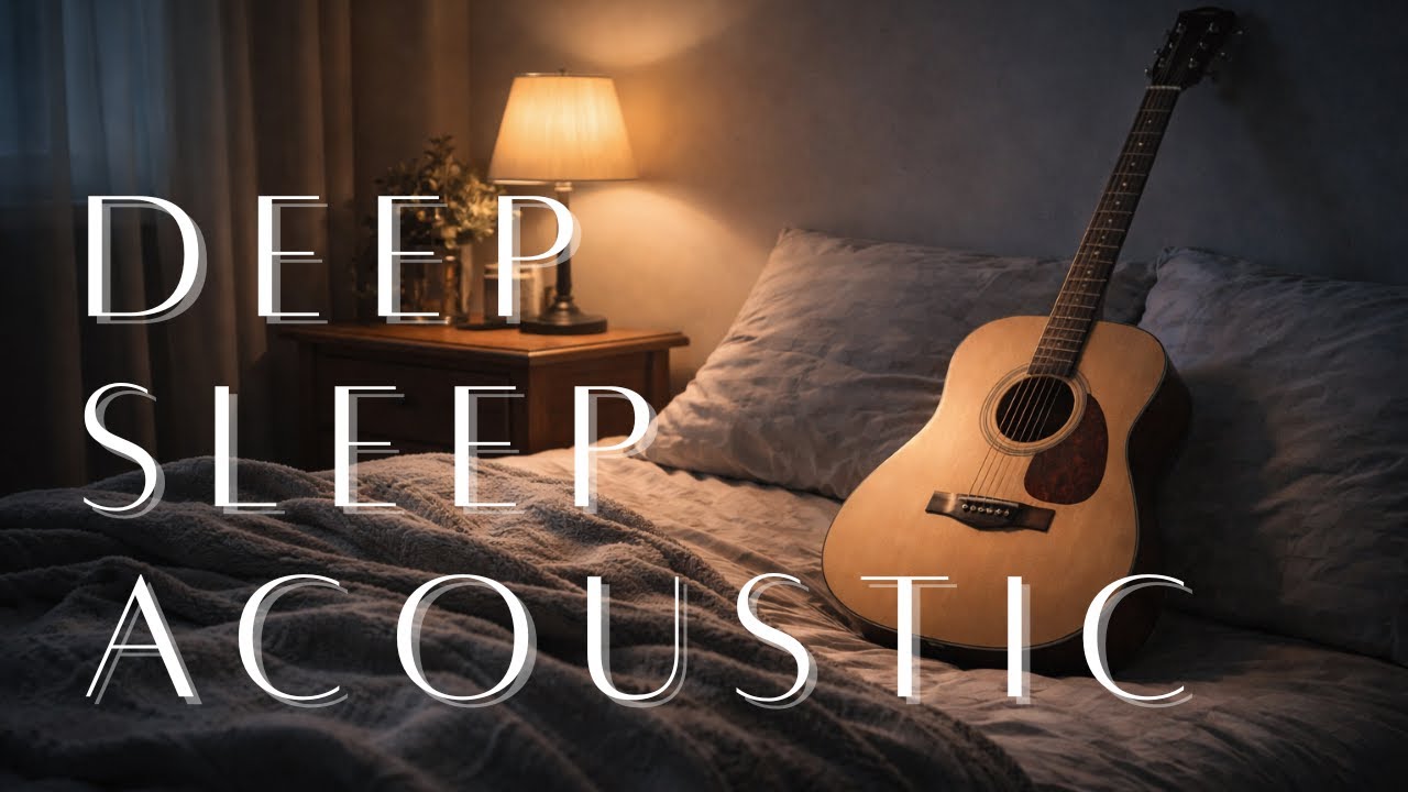 Deep Sleep Acoustic Guitar Music for Relaxation and Calm Night Rest (1hour)