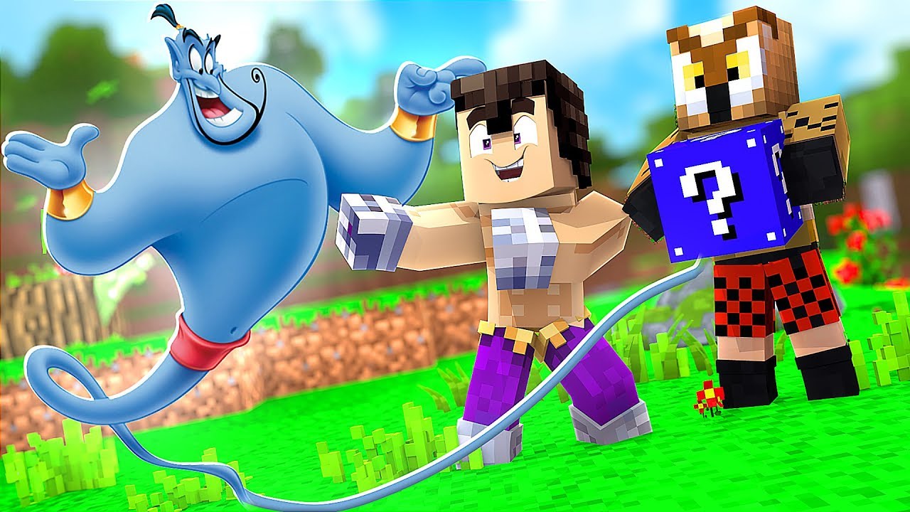 ALADDIN LUCKY BLOCKS (WILLY vs FARGAN vs VEGETTA)