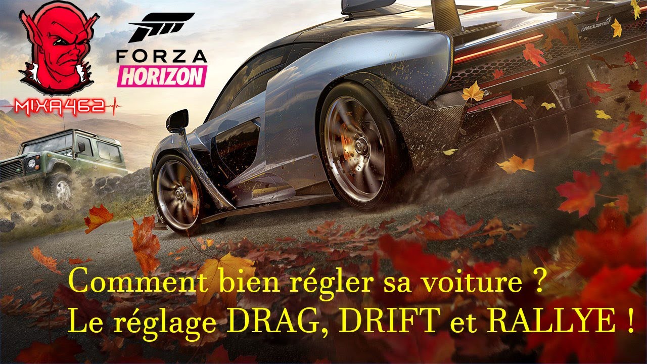 Comment bien régler sa voiture sur Forza Horizon 4 Drift, Rallye and Drag !