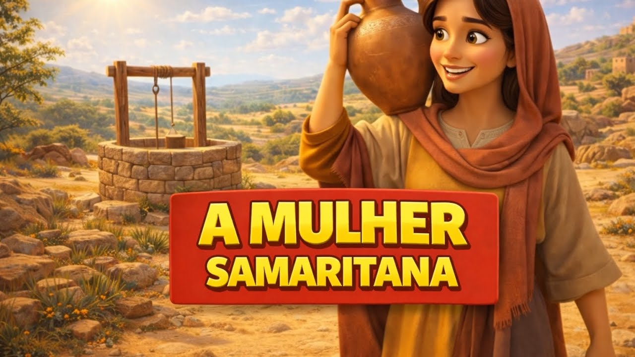 💧 A Mulher Samaritana _ Uma História de Amor e Perdão 💧| Música Infantil Gospel 