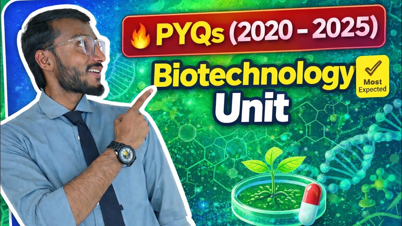 12th Biology PYQs (2020–2025) | Enhancement of Food Production & Biotechnology | Board Exam 2026