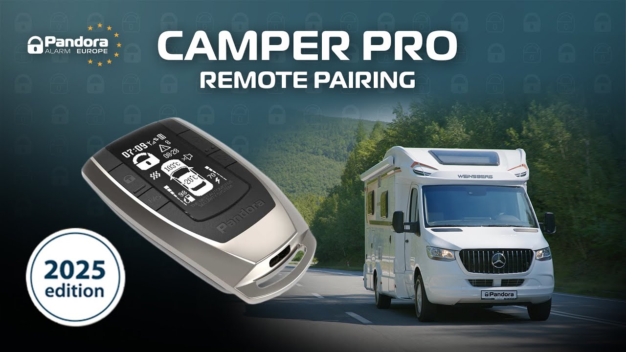 Pandora CAMPER PRO – New Remote Control Pairing2 EN Pandora tag pairing