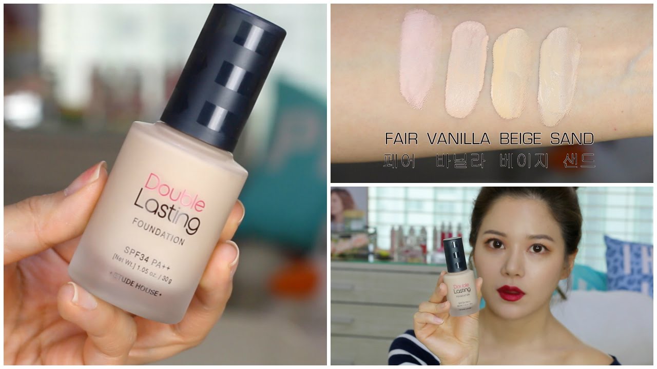 에뛰드 신제품 더블 래스팅 파데 솔직리뷰 & 지속력 테스트 Etude house double lasting foundation review