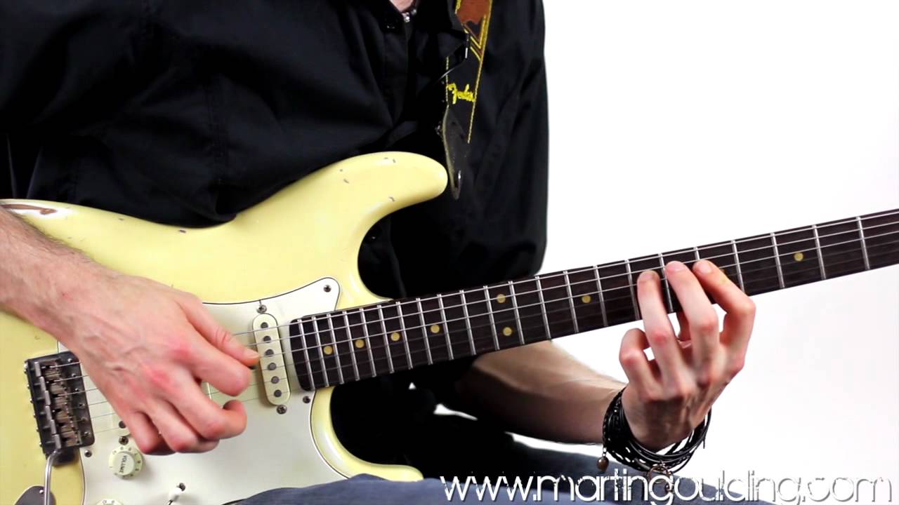 Jimi Hendrix Style Double Stop Lick by Martin Goulding