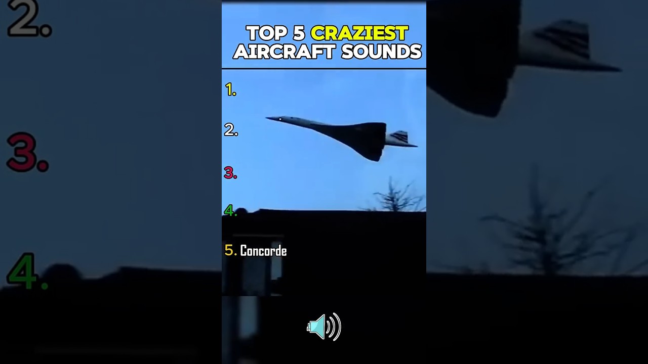 Ranking The Top 5 Craziest Aircraft Sounds