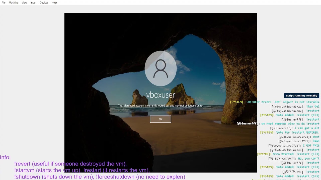 Chat controls vm 24/7