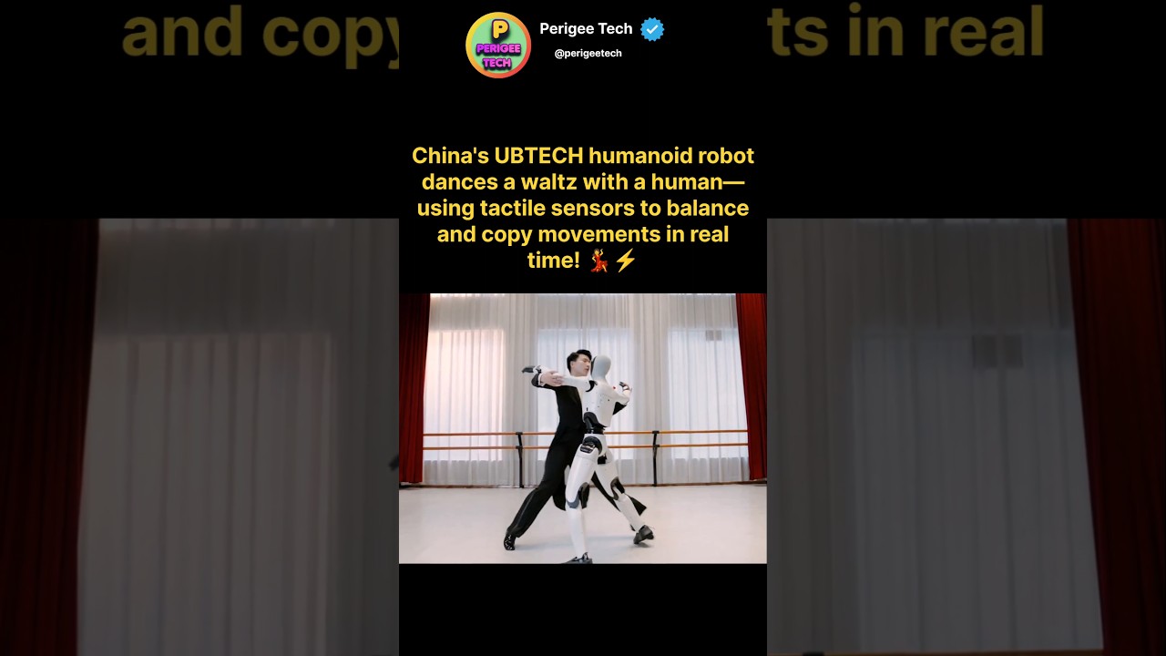 China's Humanoid Robot Dances With a Human in Real Time! 🇨🇳🤖💃