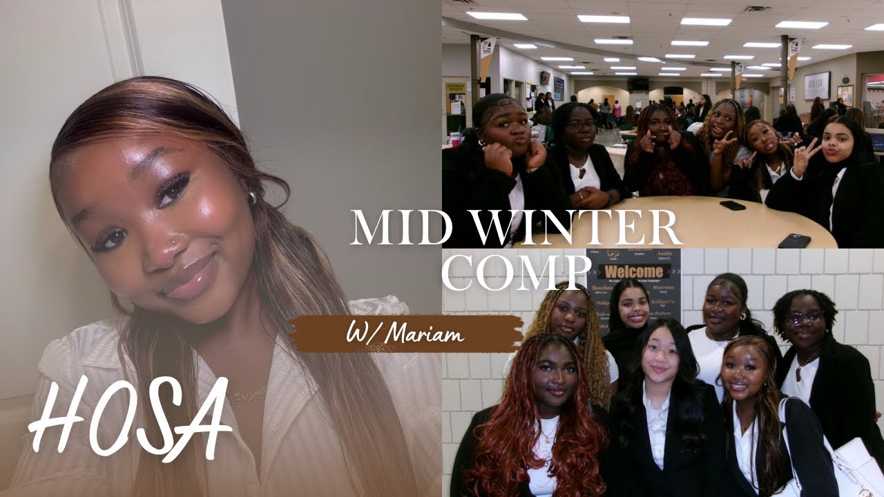 VLOG: HOSA MidWinter Competition GRWM | w/ Friends