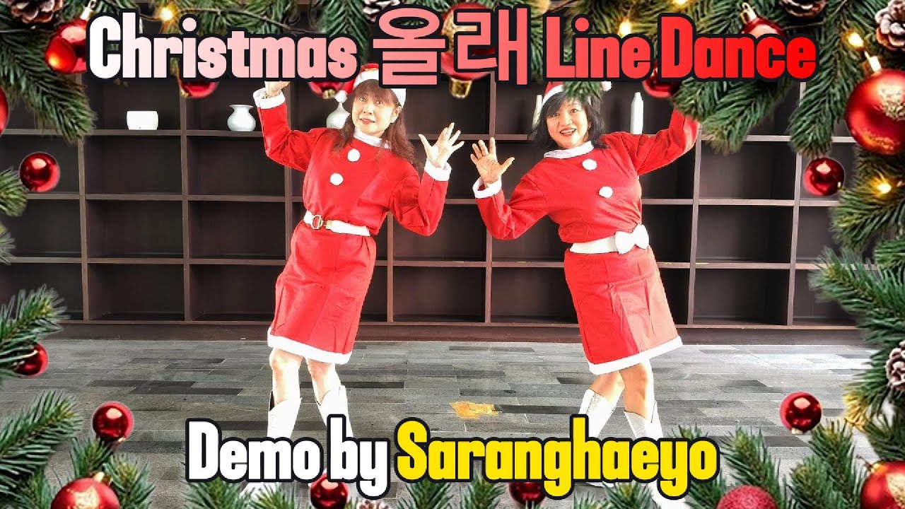 Christmas 올래 Line Dance - Demo by Saranghaeyo