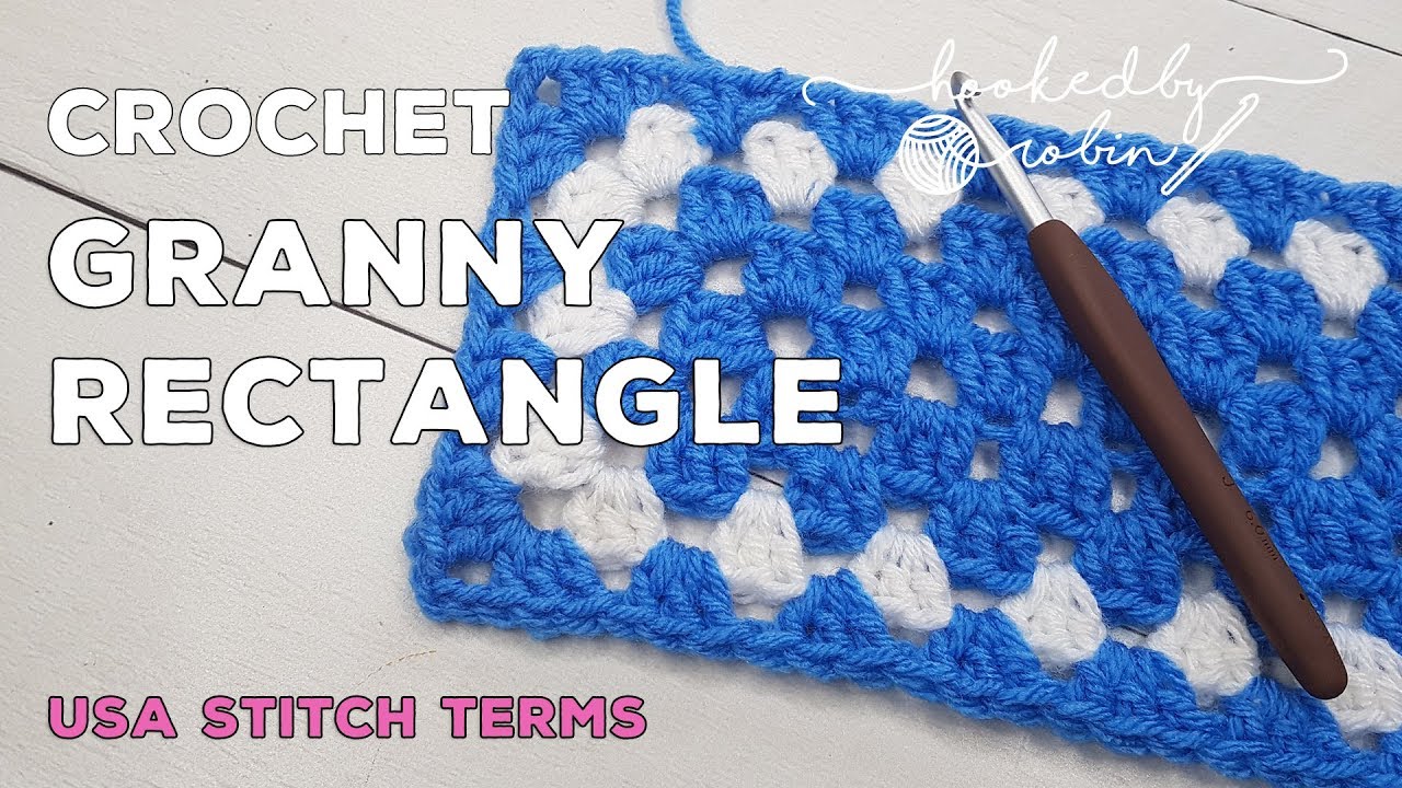 Easy Crochet Granny Rectangle | Motif or Blanket | How to Tutorial | Step by Step