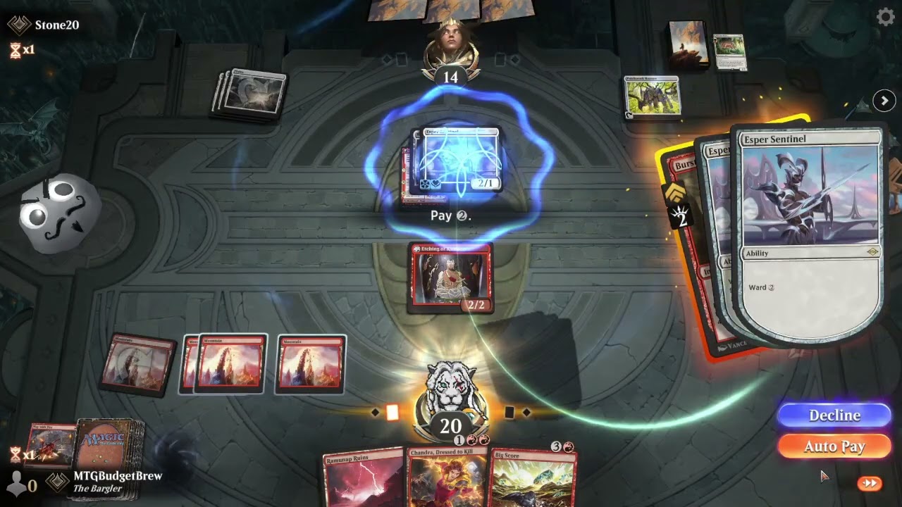 MTG Historic - Mono Red Aggro by MTGBudgetBrew VS Mono White Aggro by Stone20