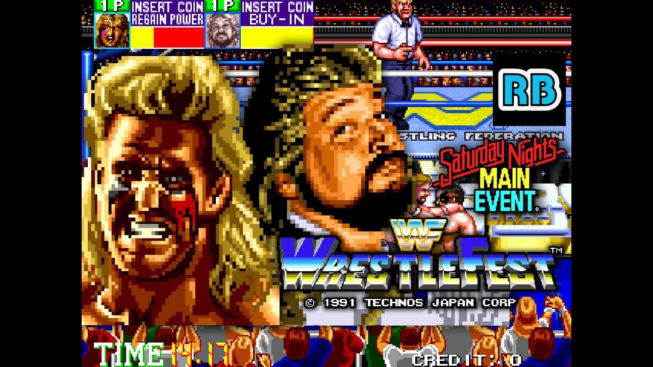1991 [60fps] WWF WrestleFest Warrior & DiBiase ALL