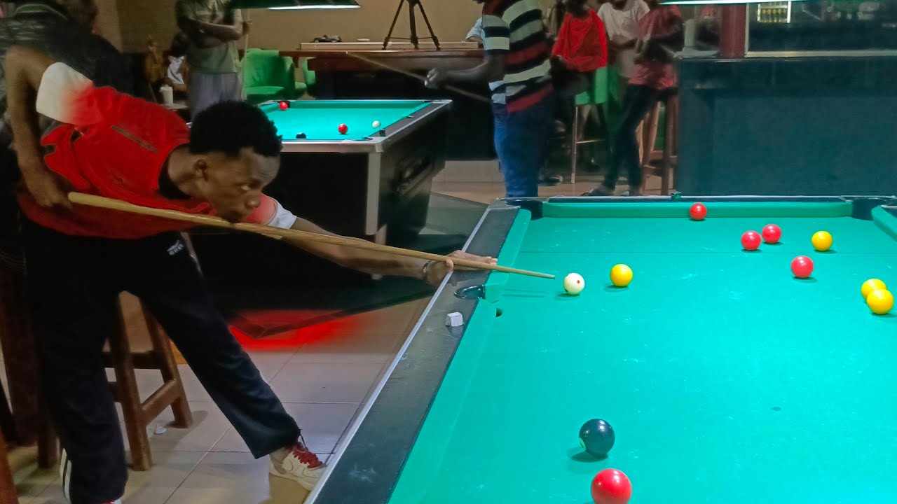 Moses Omara Vs Farouk Mutumba.  IRISH BAR 64-MAN COMP, RACE TO 5