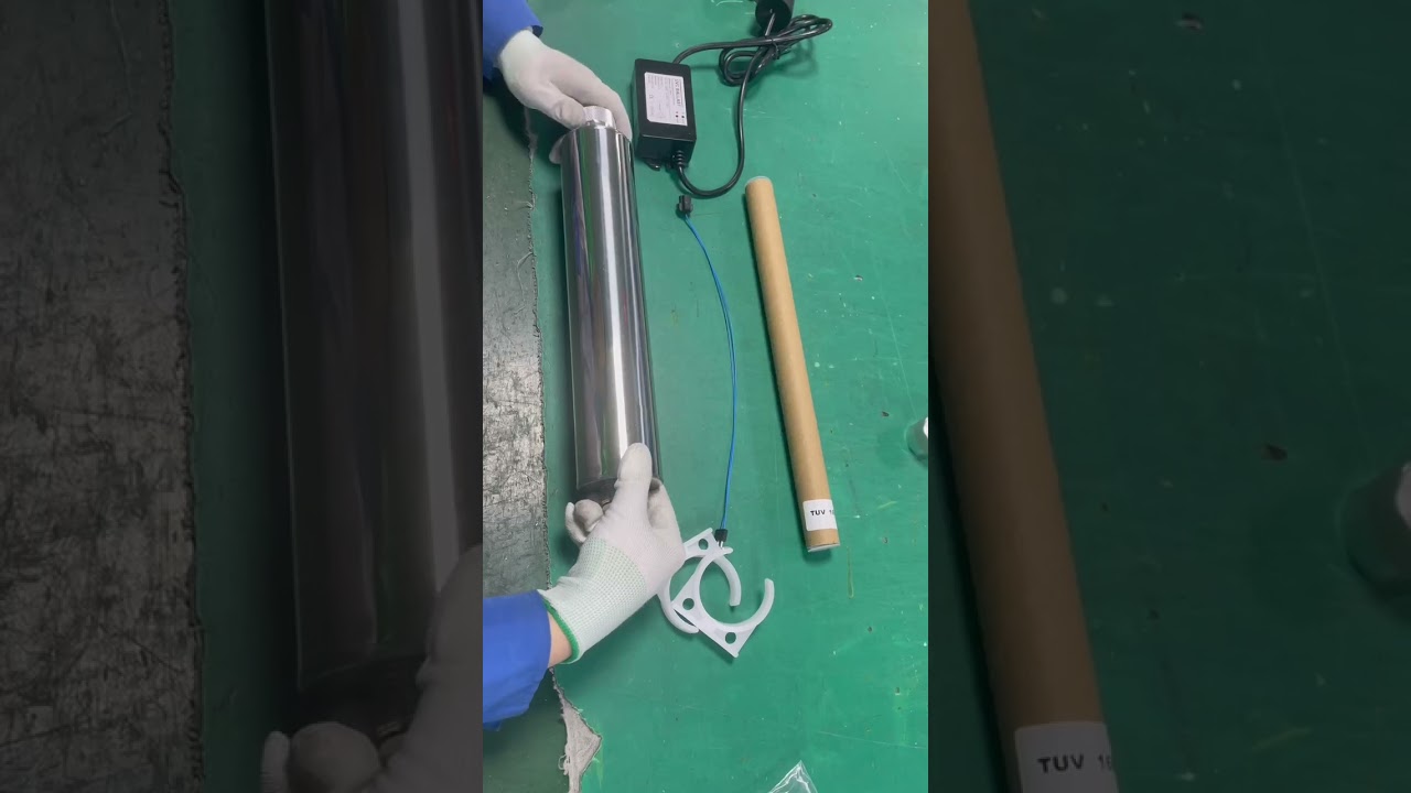 16W UV sterilizer installation demonstration