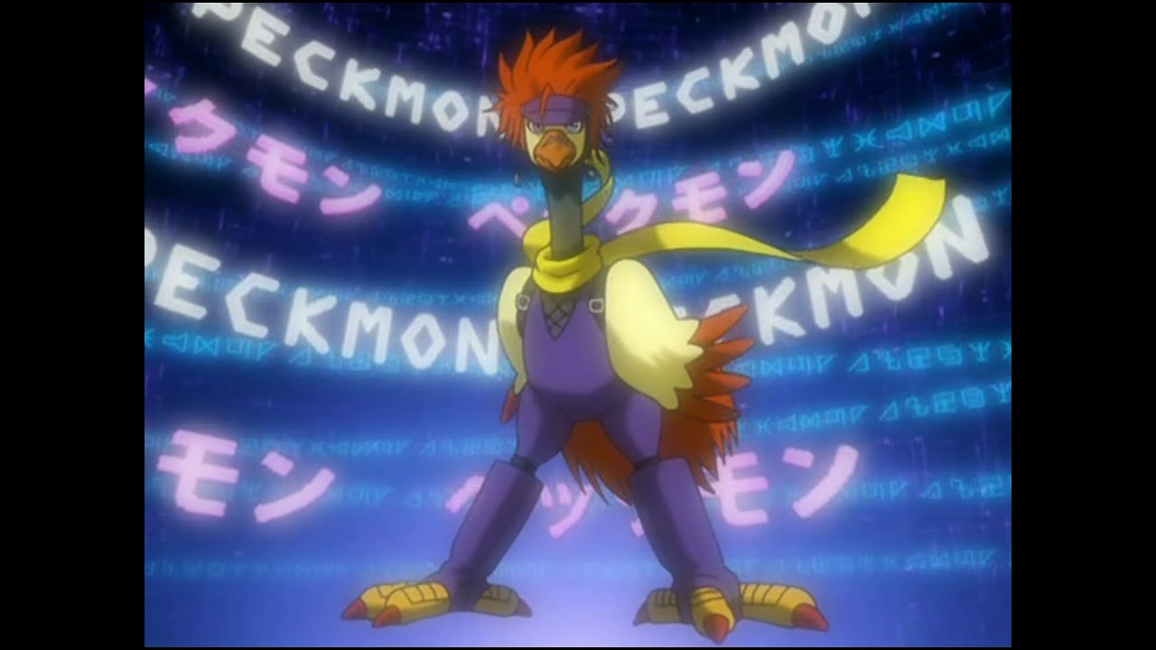 Falcomon (2006) Digivolves to Peckmon - Digimon Savers / Data Squad [2006]