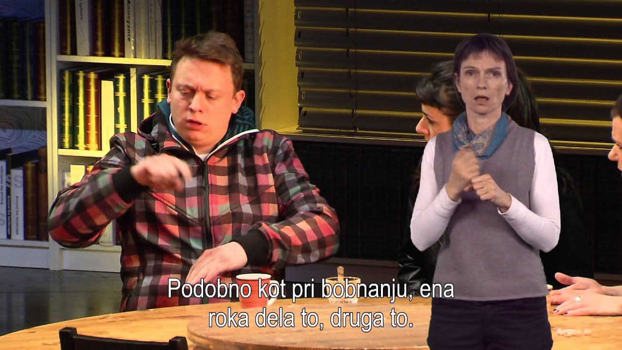 Kretnja v predstavi Plemena na odru Cankarjevega doma