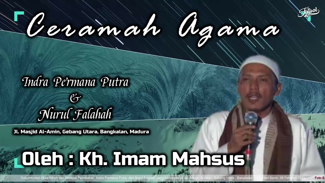 Pengajian bahasa madura - kh. imam mahsus
