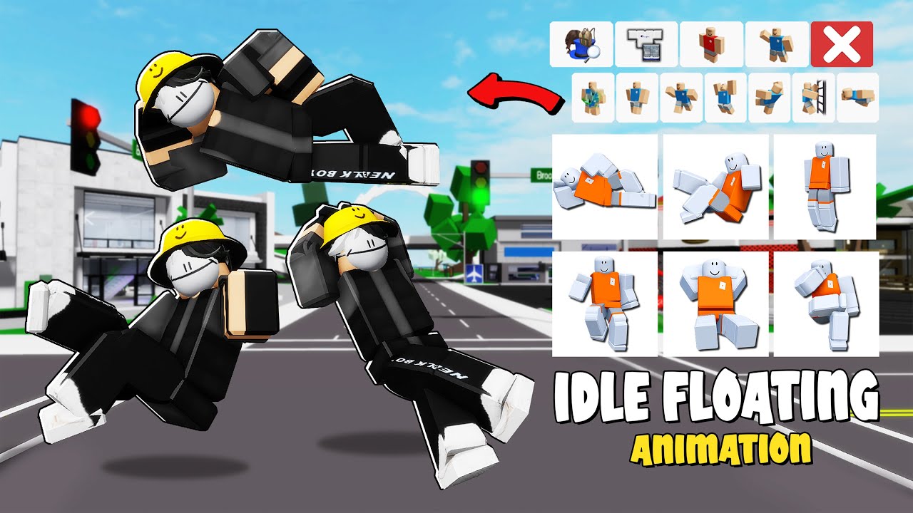 NEW!! 10 IDLE ANIMATION FLOATING In Brookhaven ID/CODE - Roblox