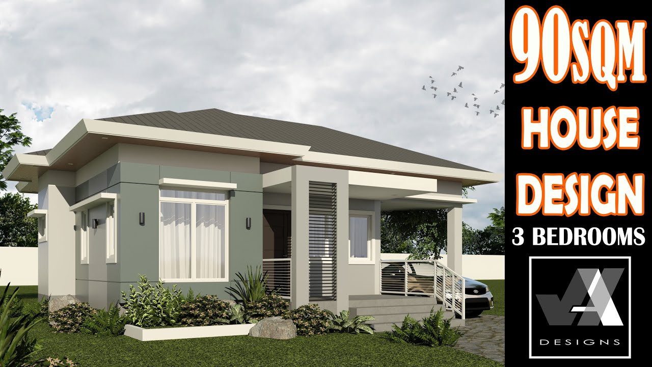MODERN HOUSE DESIGN | 90 SQUARE METERS