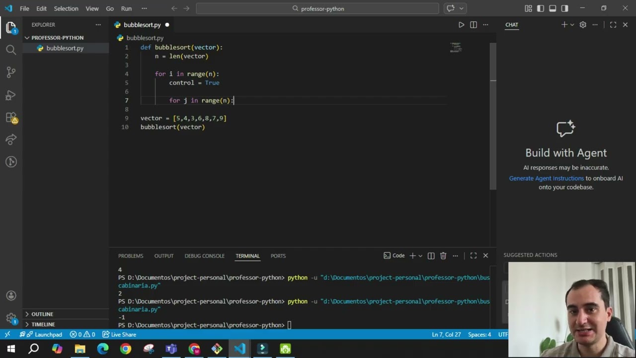 Algoritmos na Prática com Python: Bubble Sort e Busca Binária do Conceito à Implementação