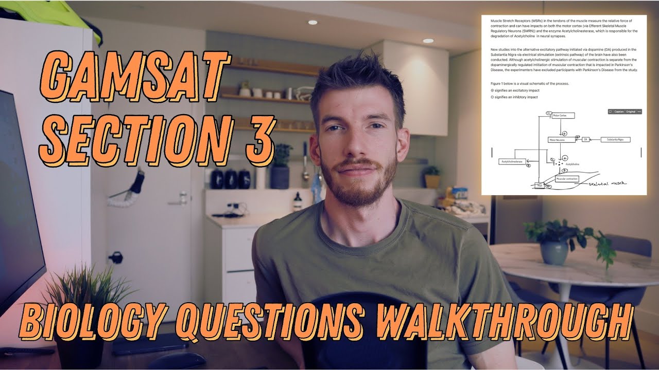 GAMSAT Biology Sample Questions Walkthrough | Section 3 | Improve Your Score