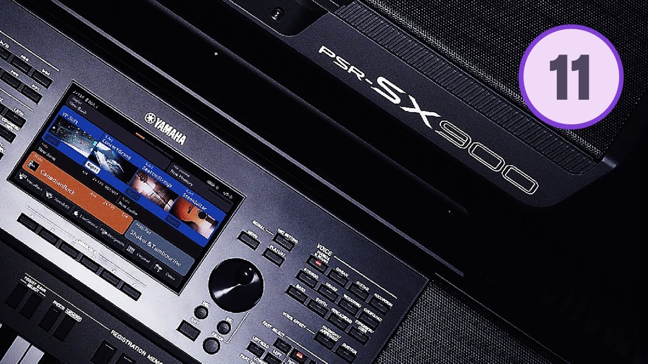 Yamaha手提電子琴●PSR-SX900●操作示範 #11左右手音量調整