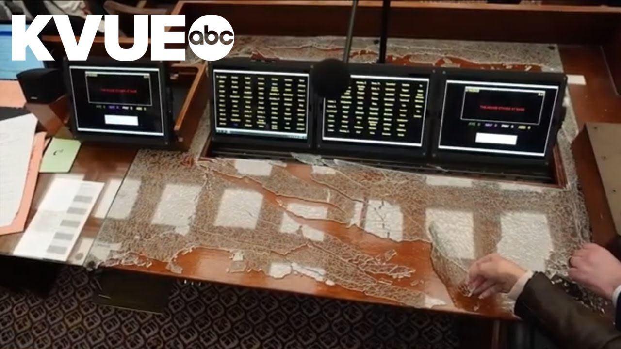 Gavel breaks glass during Texas House debate
