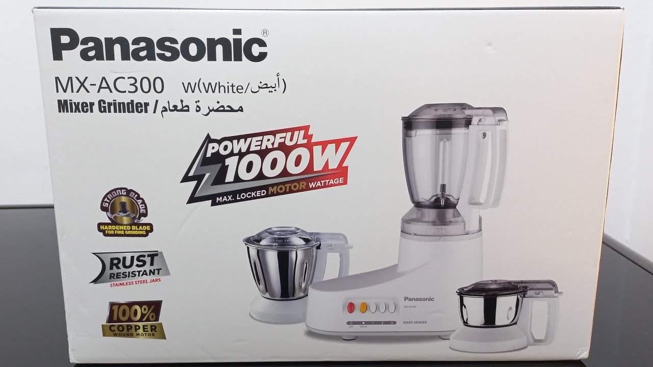Unboxing of Panasonic Mixer Grinder MX-AC300 | F For Flavor