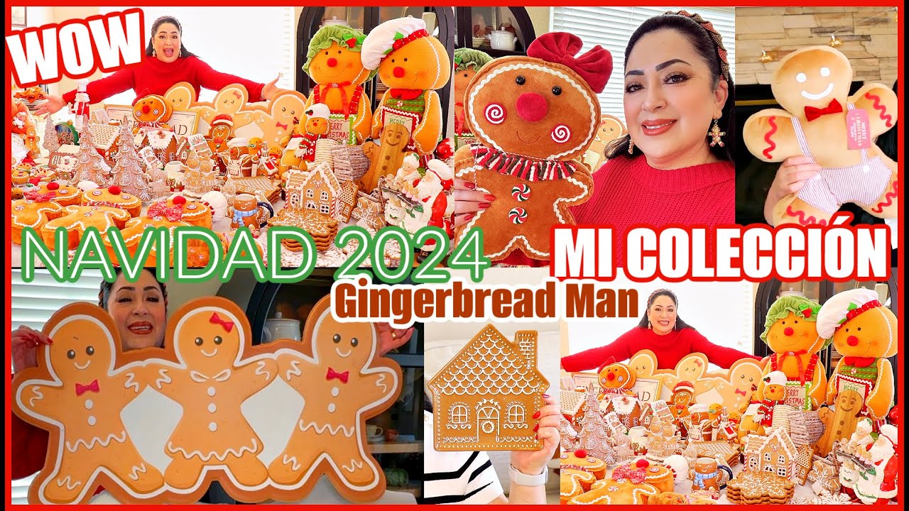 DECORACIONES NAVIDEÑAS 2024🎄DECORACIÓN de GINGERBREAD🎄NAVIDAD TENDENCIAS 2024  | GINGERBREAD DECOR