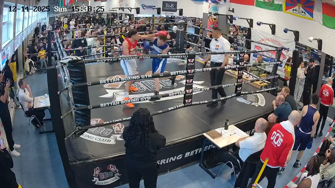 12e Partij Internationale Boksbonanza Schilderswijk, Den Haag.  Kaya vs Anchelien