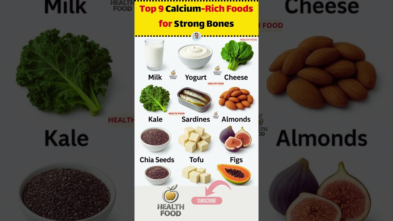 Build Unbreakable Bones: Top 9 Calcium-Rich Foods for Strong Bones & Preventing Osteoporosis