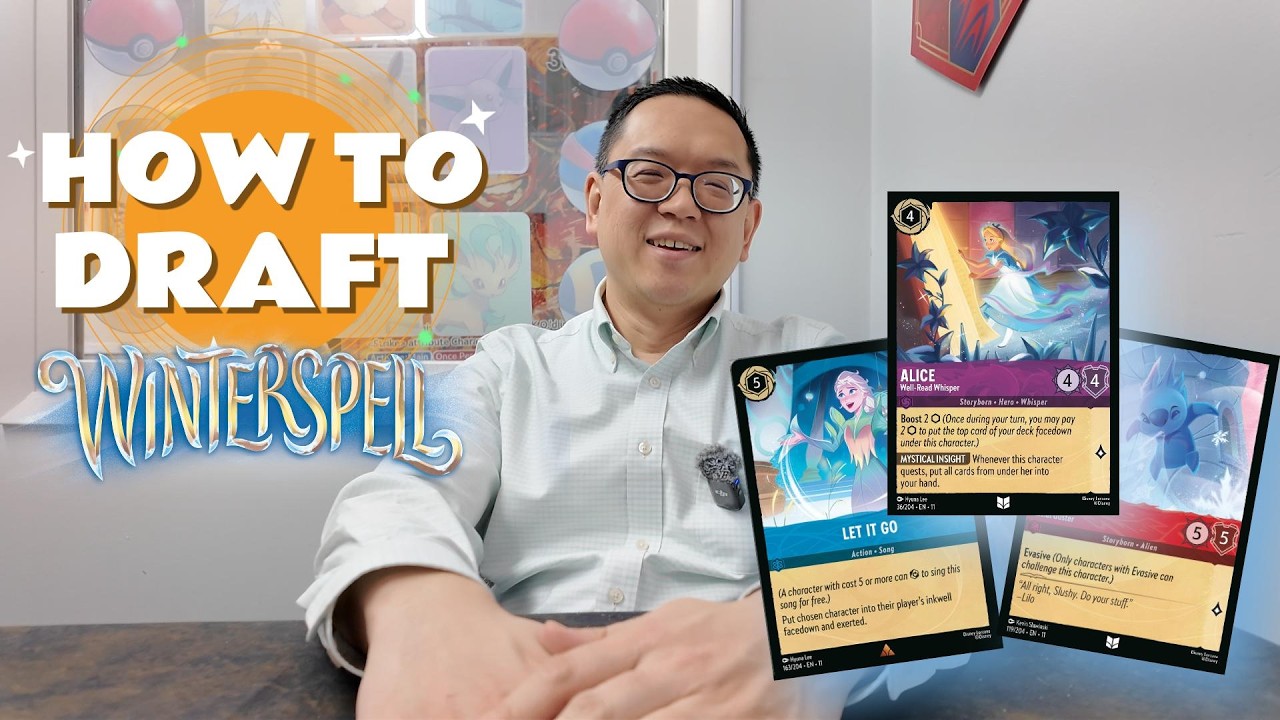 Руководство по драфту Winterspell | Как выиграть драфт Lorcana с участием Ника Чая