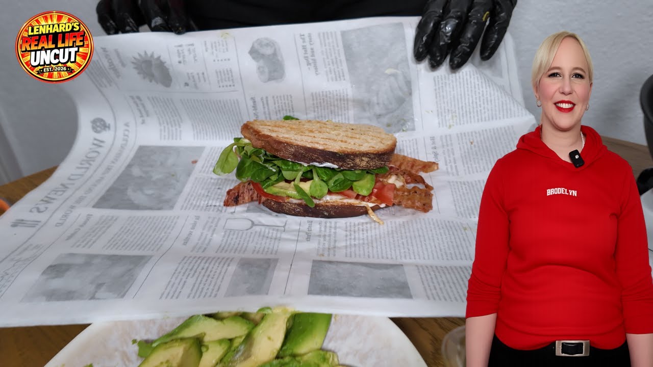 Avocado-Bacon Toast Sandwich 🥑🥓 | Schnell & richtig crunchy!