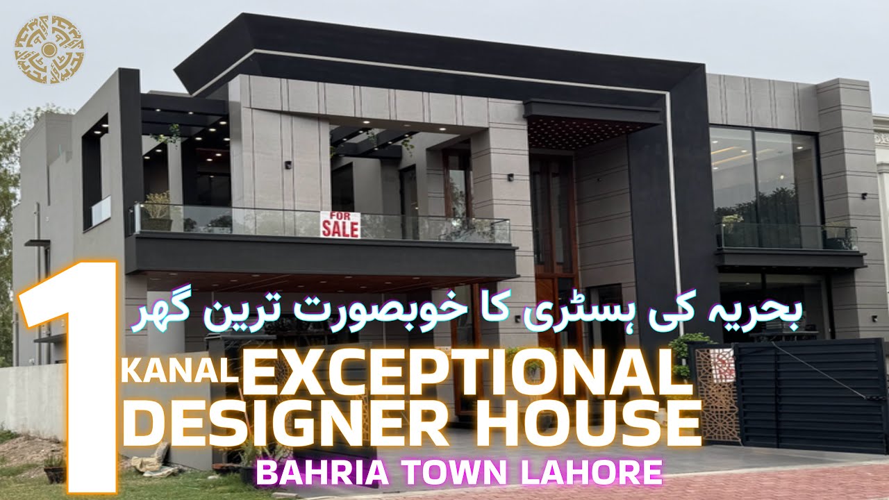EXCEPTIONAL DESIGNER ULTRA LUXURIOUS 1 Kanal House for Sale in Bahria Town Lahore