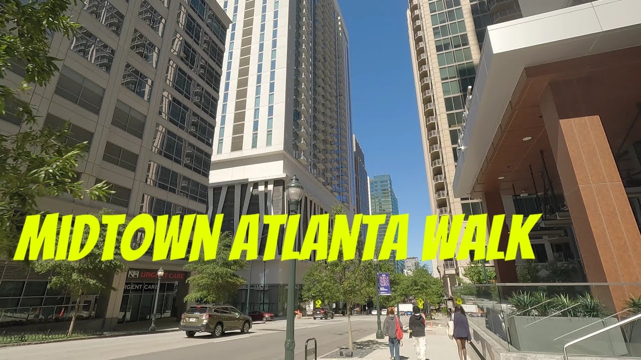 Atlanta Walk : Tech Square to Midtown via W Peachtree St | October 2023