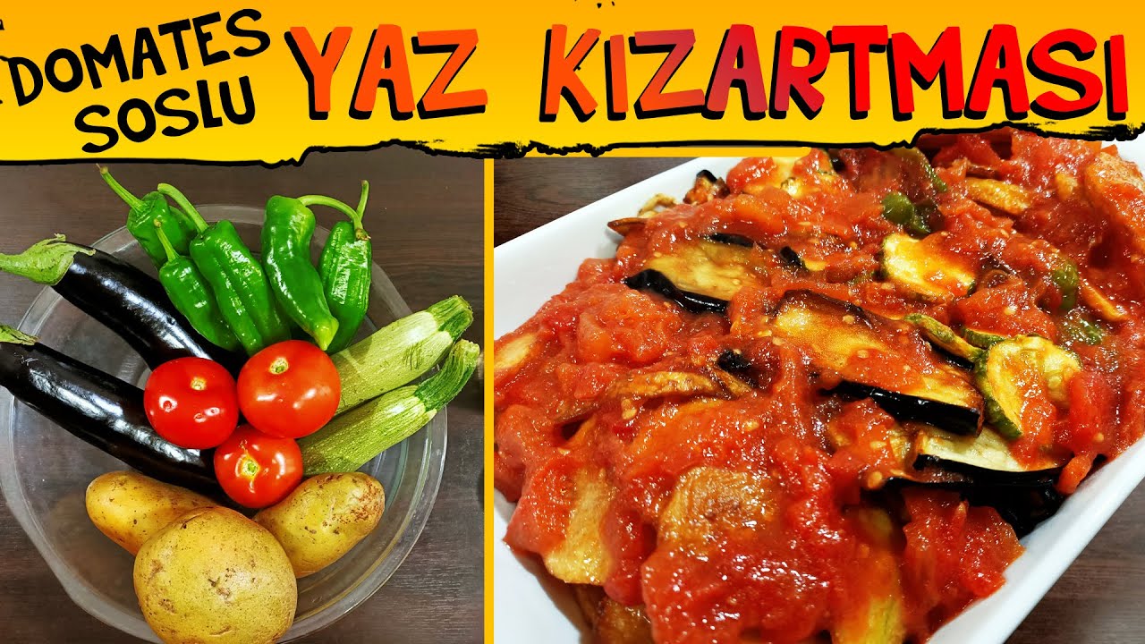 Yaz Aylarının Vazgeçilmezi Domates Soslu Karışık Yaz Kızartması Tarifi | Kızartma Nasıl Yapılır ?