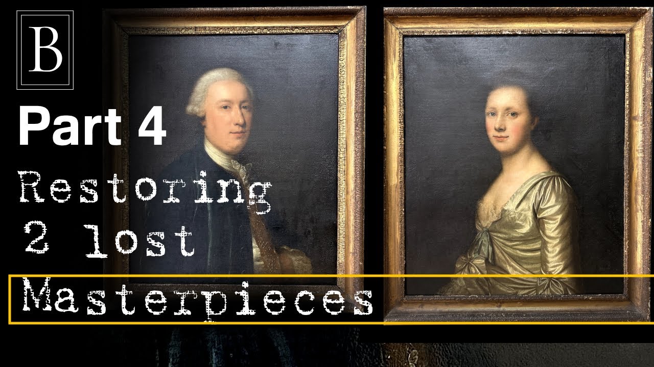 Restoring 2 Lost Masterpieces - Part 4 - Allan Ramsay #artrestoration