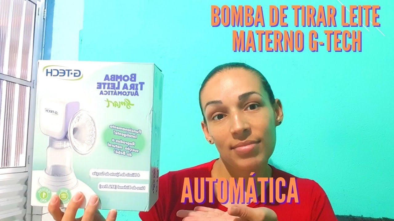 Bomba de tirar leite materno G-tech automática smart/ como usa-lá ?/ordenha de leite materno prática