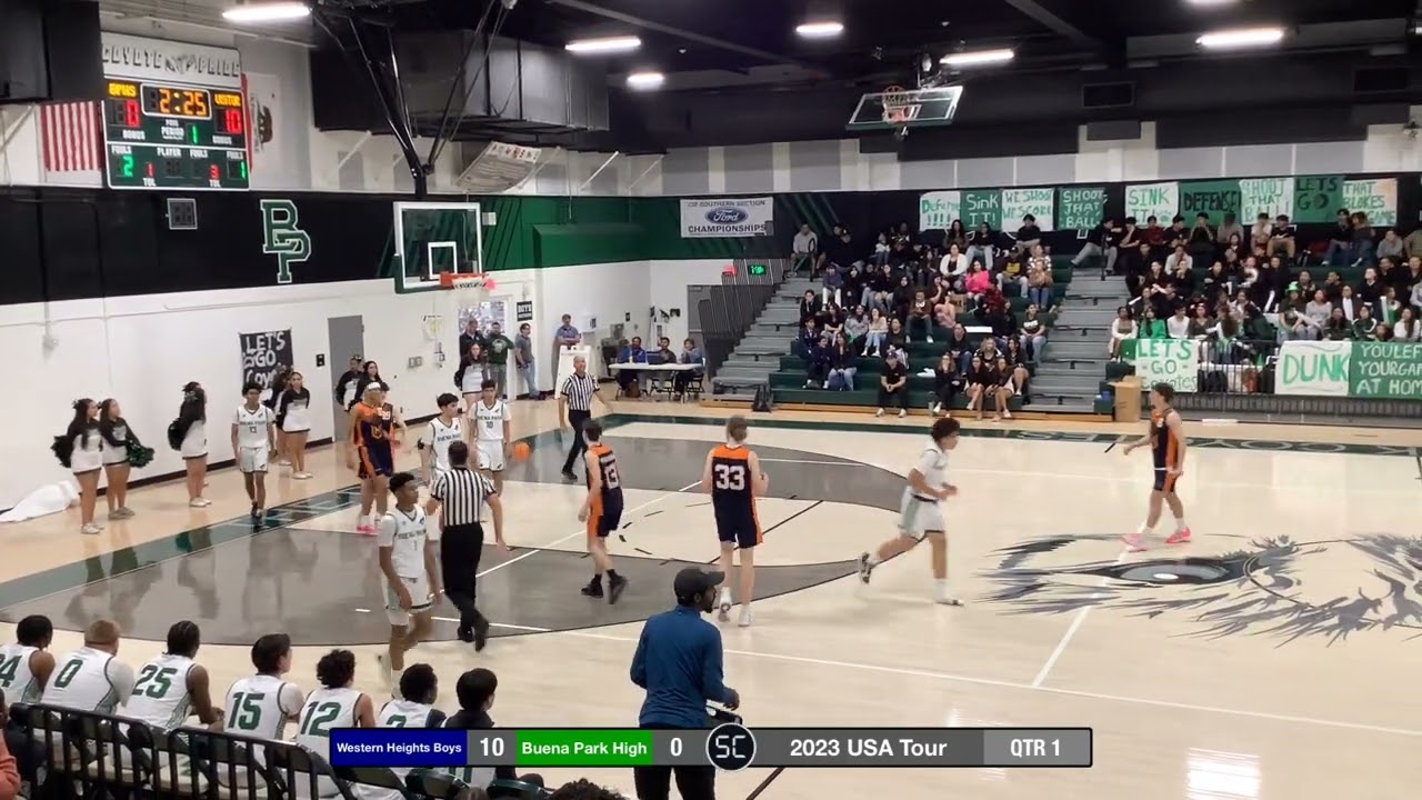 Full game - Western Heights College (Aus) vs Buena Park High School (USA) - Mon 4th Dec, 2023