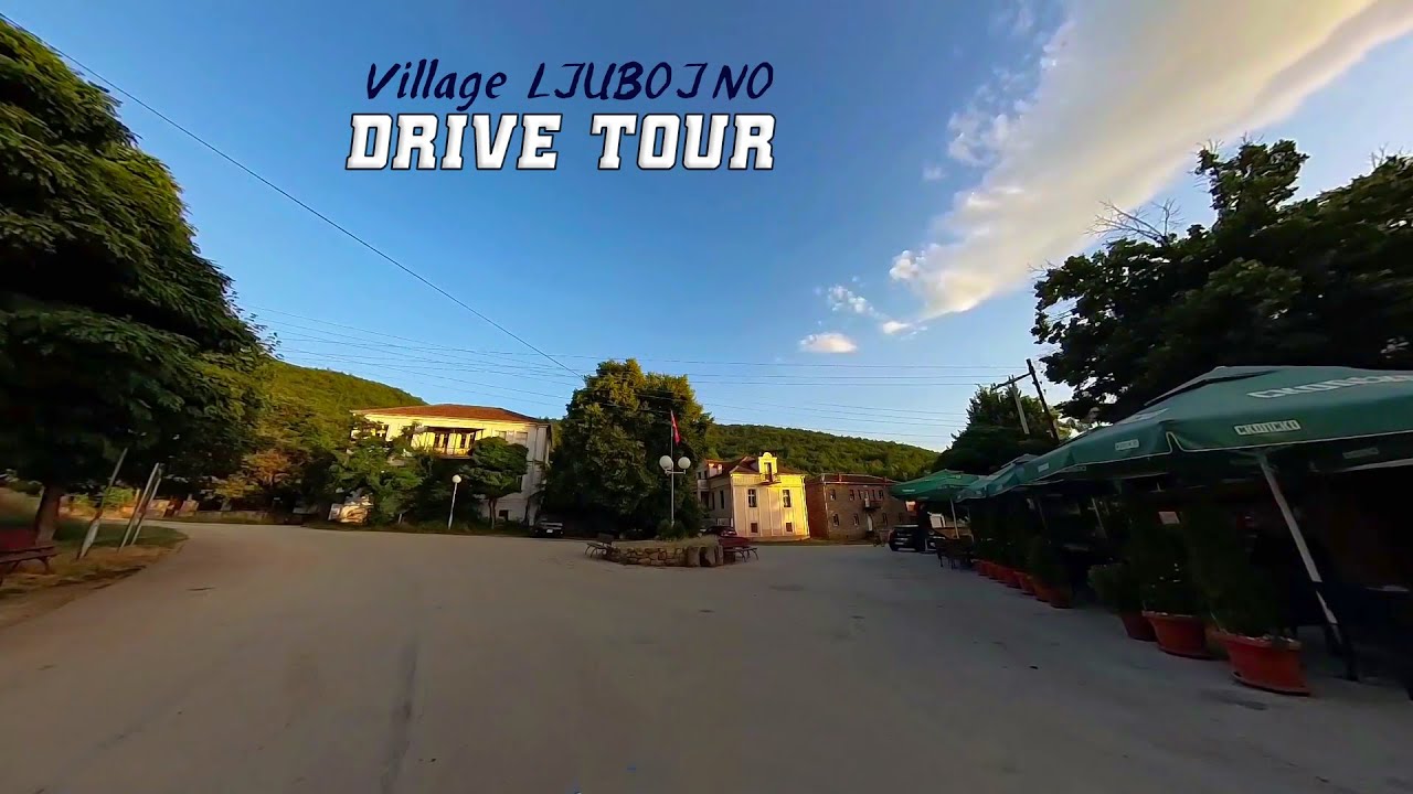 Village LJUBOJNO all street view DRIVE TOUR Macedonia (2023) Возење низ с.Љубојно 🇲🇰 *Insta360 X3*