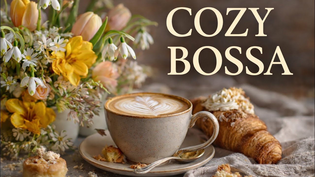 Cozy Spring Bossa Nova ☕ Terrace Café | Smooth Jazz for Study & Work