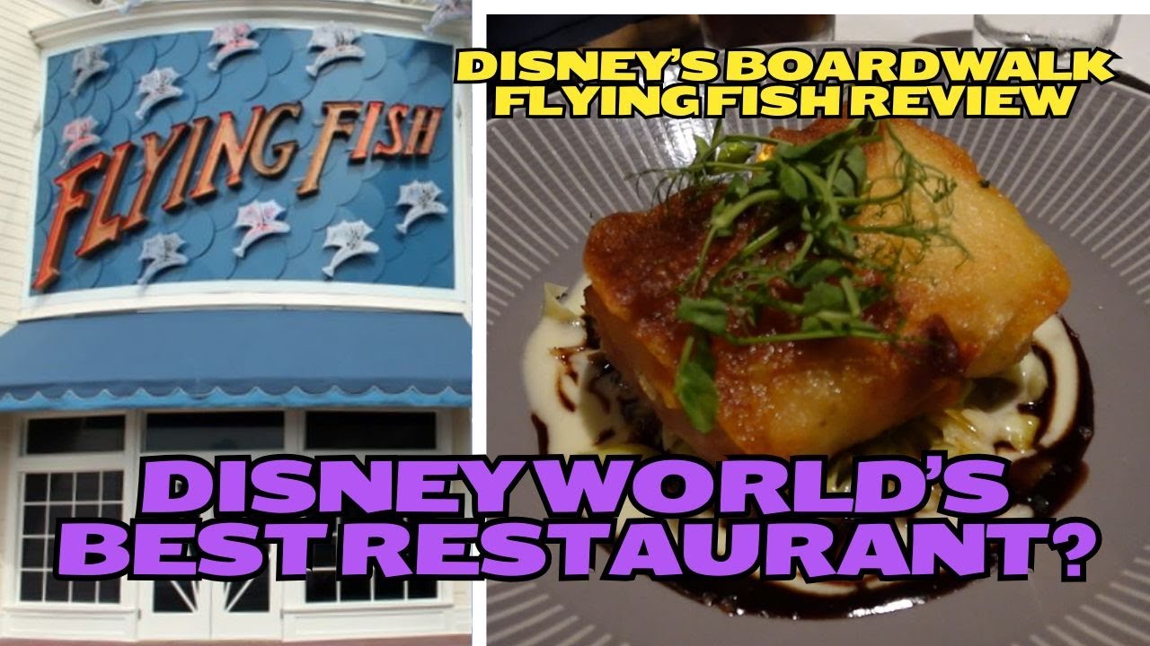 Disney's Boardwalk Flying Fish Review! Hidden Gem! One of Disney World's Best Restaurants!