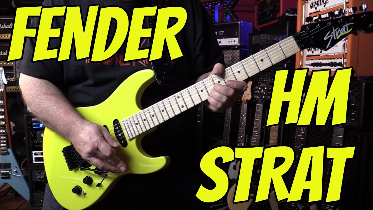 Fender HM Strat - Bring Back the 80's!  Full Demo & Review