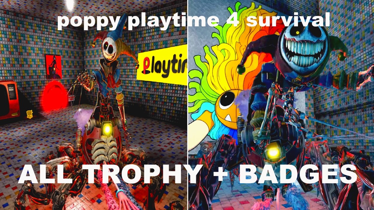 How to get ALL TROPHY + ALL BADGES and ALL MORPHS in POPPY PLAYTIME 4 SURVIVAL [NEW UPDATE] ROBLOX!
