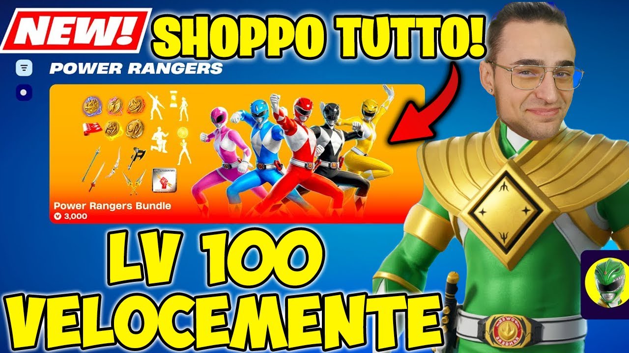 FORTNITE: La MAPPA SEGRETA per LV 100 Season Pass + Power Rangers!