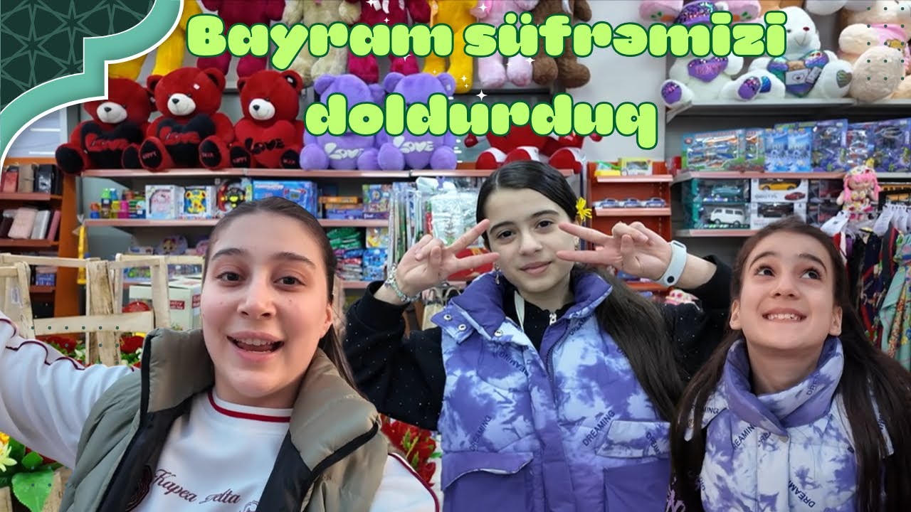 UŞAQLARIN ANALARI İLƏ BƏZƏDİYİ SÜFRƏDƏN BƏZƏDİK | NOVRUZ SÜFRƏSİ 😍