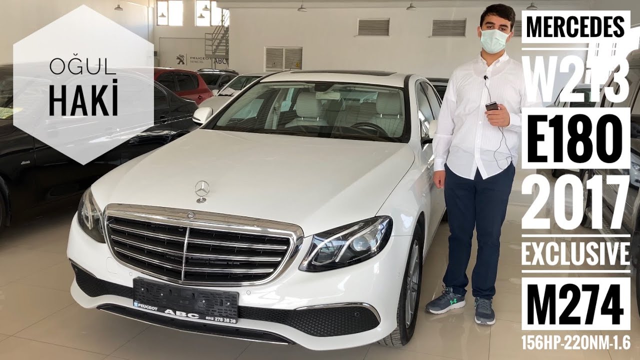 Mercedes w213 E180 Exclusive İnceleme|2017|m274|9G-Tronic|1.6-156hp-220nm|Oğul Haki