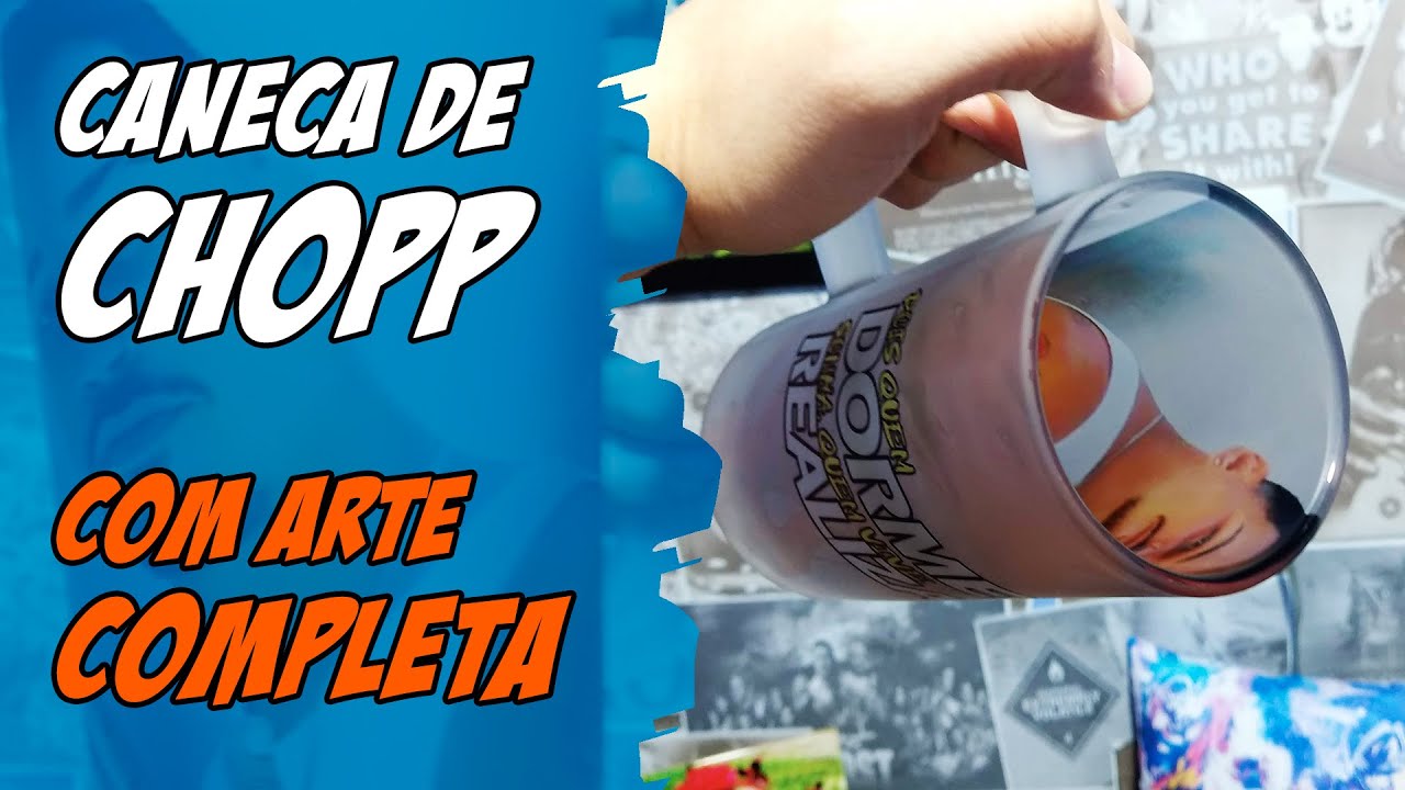 CANECA DE CHOPP - ARTE INTEIRA - KAIZEN FOTO PRODUTOS